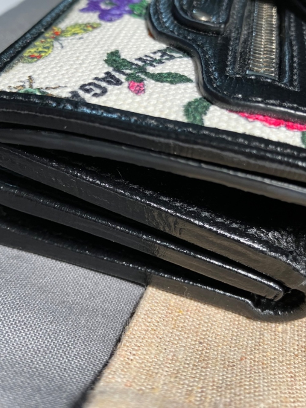 Authentic Gucci Flora Logo Balenciaga Hacker Project Neo Classic Wallet Rare - Picture 8 of 14